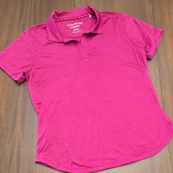Tommy Bahama Tops - TOMMY BAHAMA Women's Fuchsia Polo Shirt XS